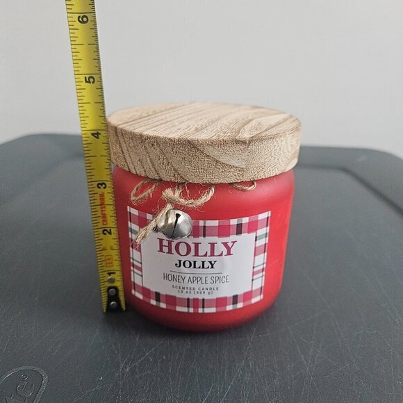 Holly Jolly Honey Apple Spice Candle - 13oz - Picture 2 of 4